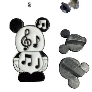 Disney Musical Note Vinylmation Trading Pin Mickey Mouse Lapel Pin Gloves